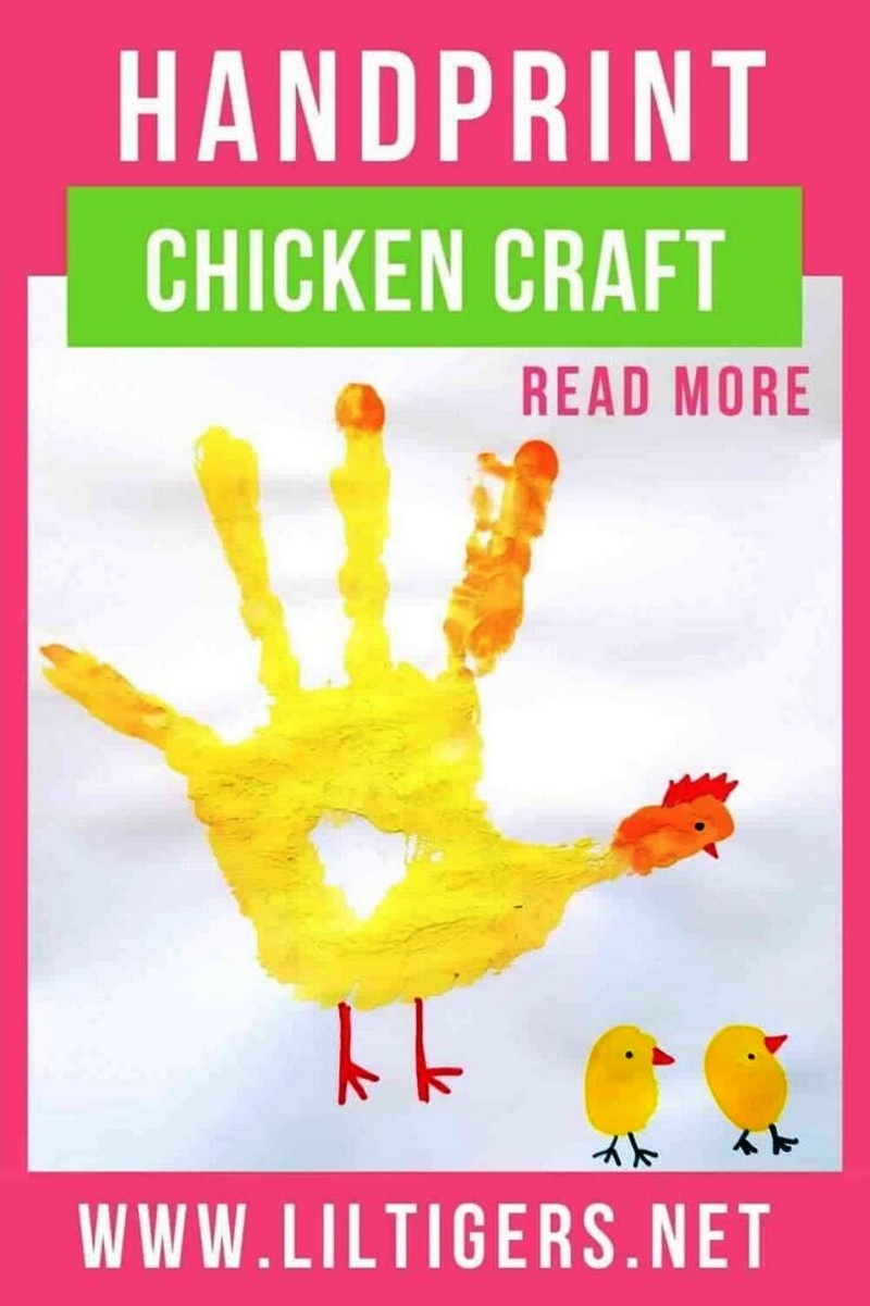 How to Make Your Own Handprint Chicken Craft for Kids