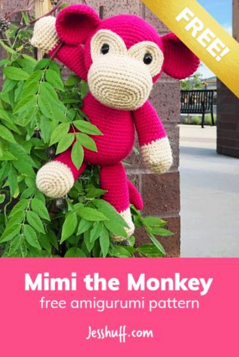 Mimi the Monkey Free Amigurumi Pattern