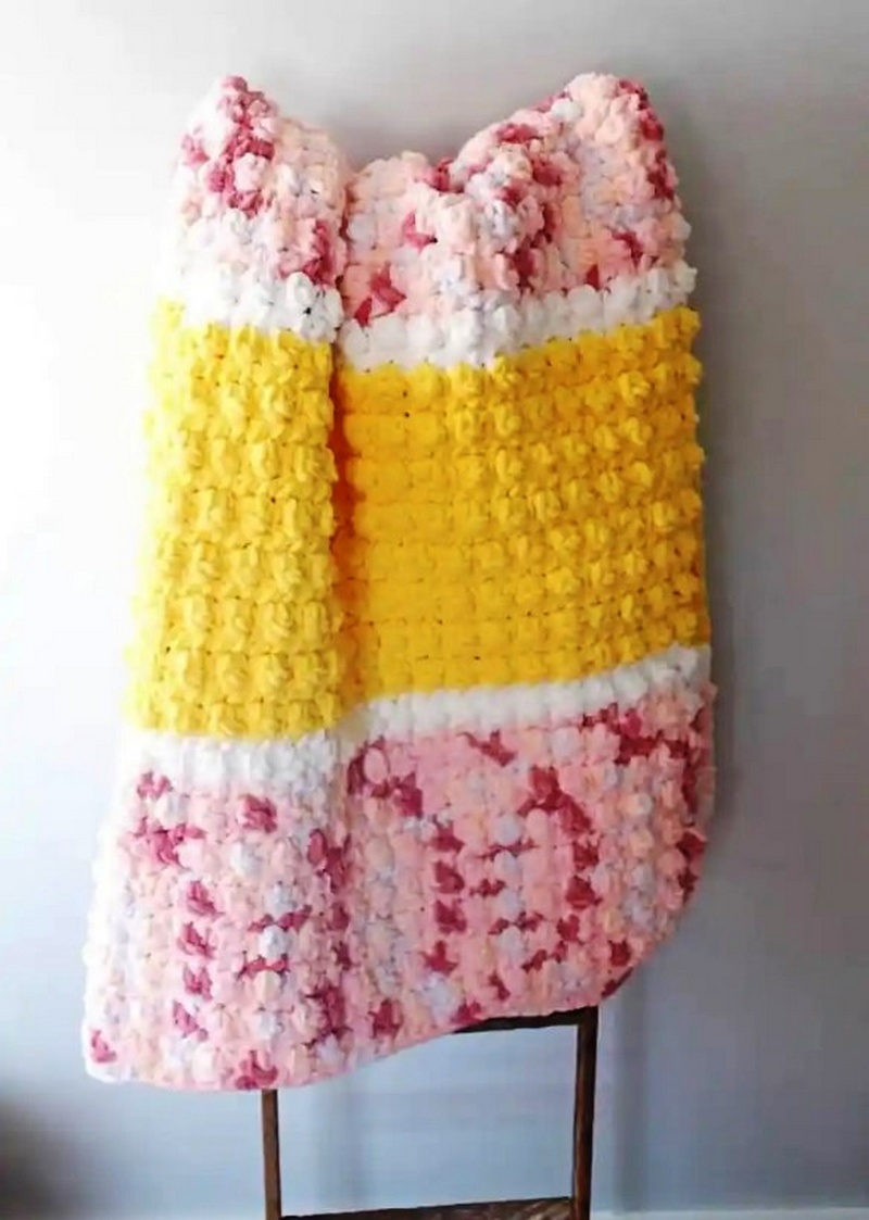 25 DIY Bernat Blanket Big Yarn EASY Susie Harris