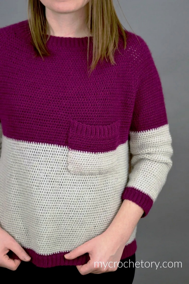 Pocket Raglan Sweater