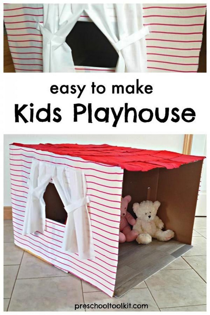 Thirty Homemade Easy DIY Playhouse Ideas Susie Harris