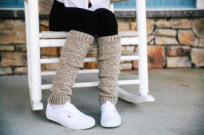 Slouchy Crochet Leg Warmers – One Skein Wonder