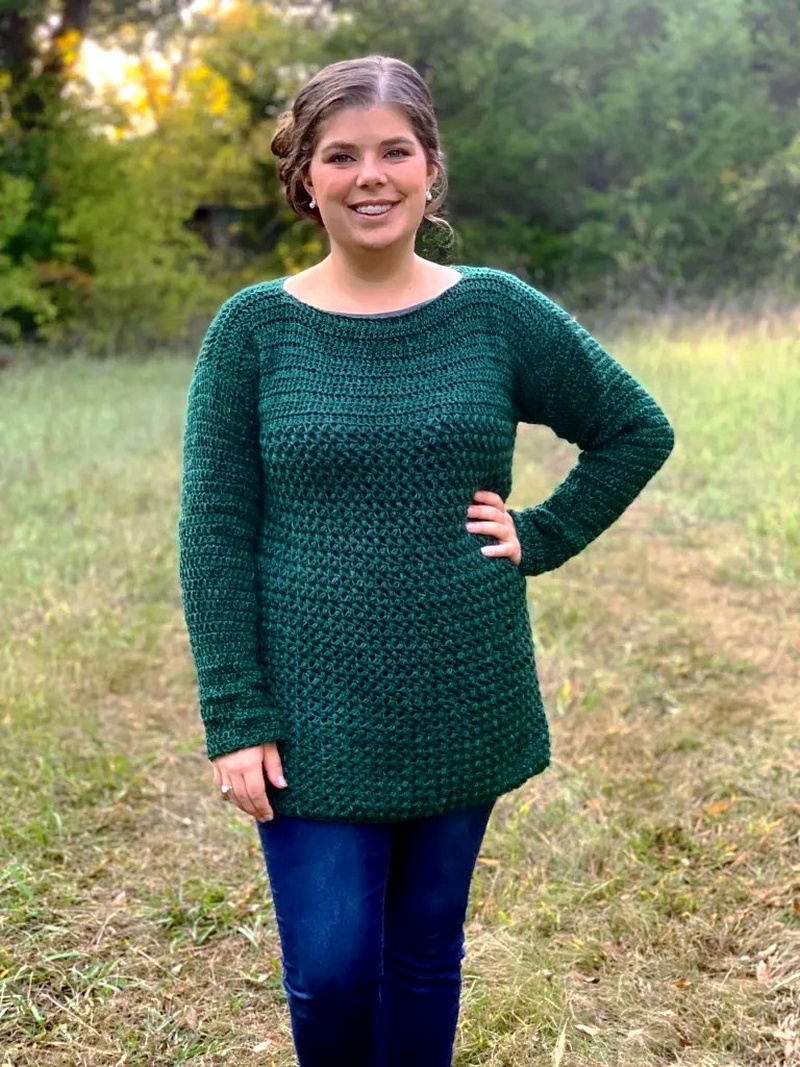 The Okie Girl Sweater – Free Crochet Pattern