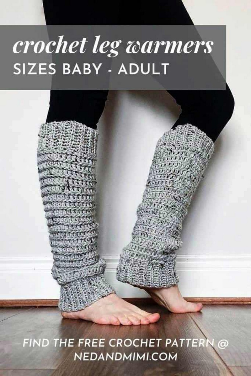 Willow Easy Crochet Leg Warmers – Free Pattern
