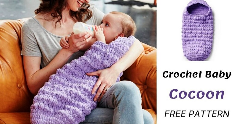 Bernat Crochet Baby Cocoon FREE Pattern