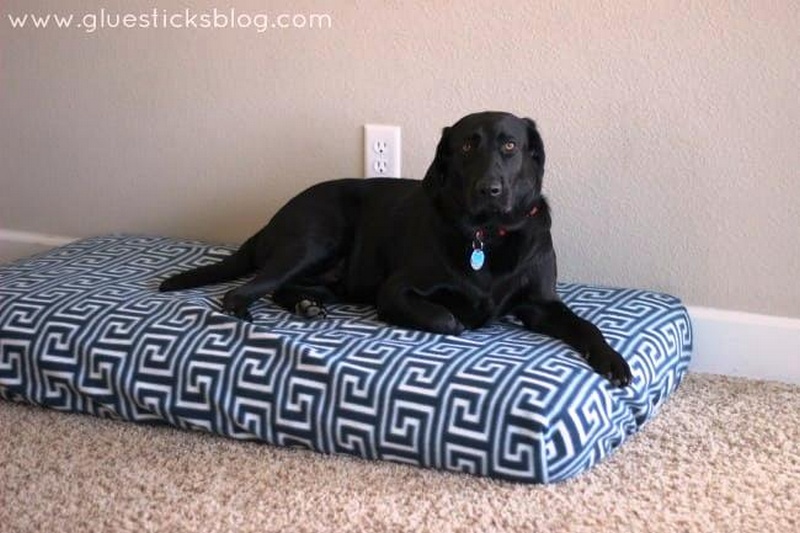 Crib Mattress Dog Bed With DIY Cover