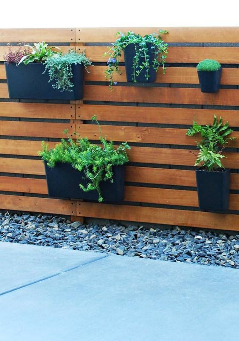 DIY Garden Slat Wall For Your Patio