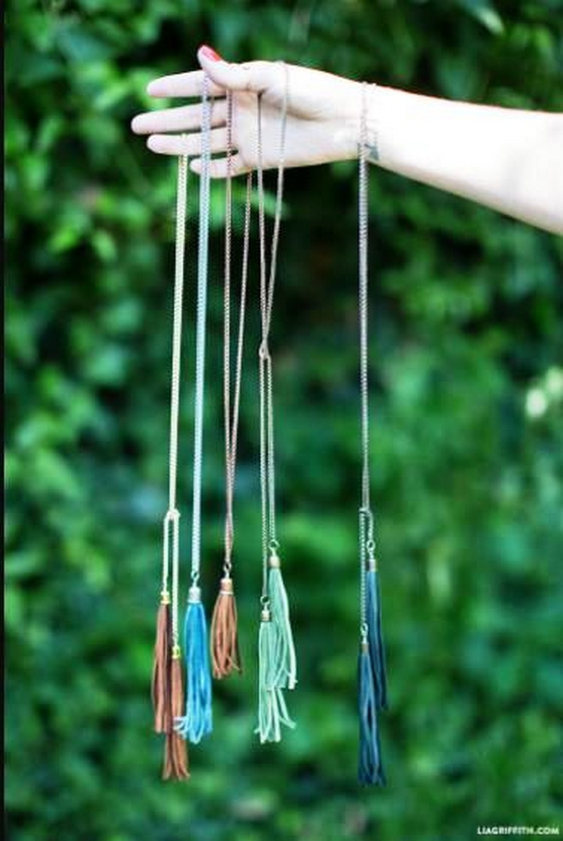 DIY Tassel Necklaces