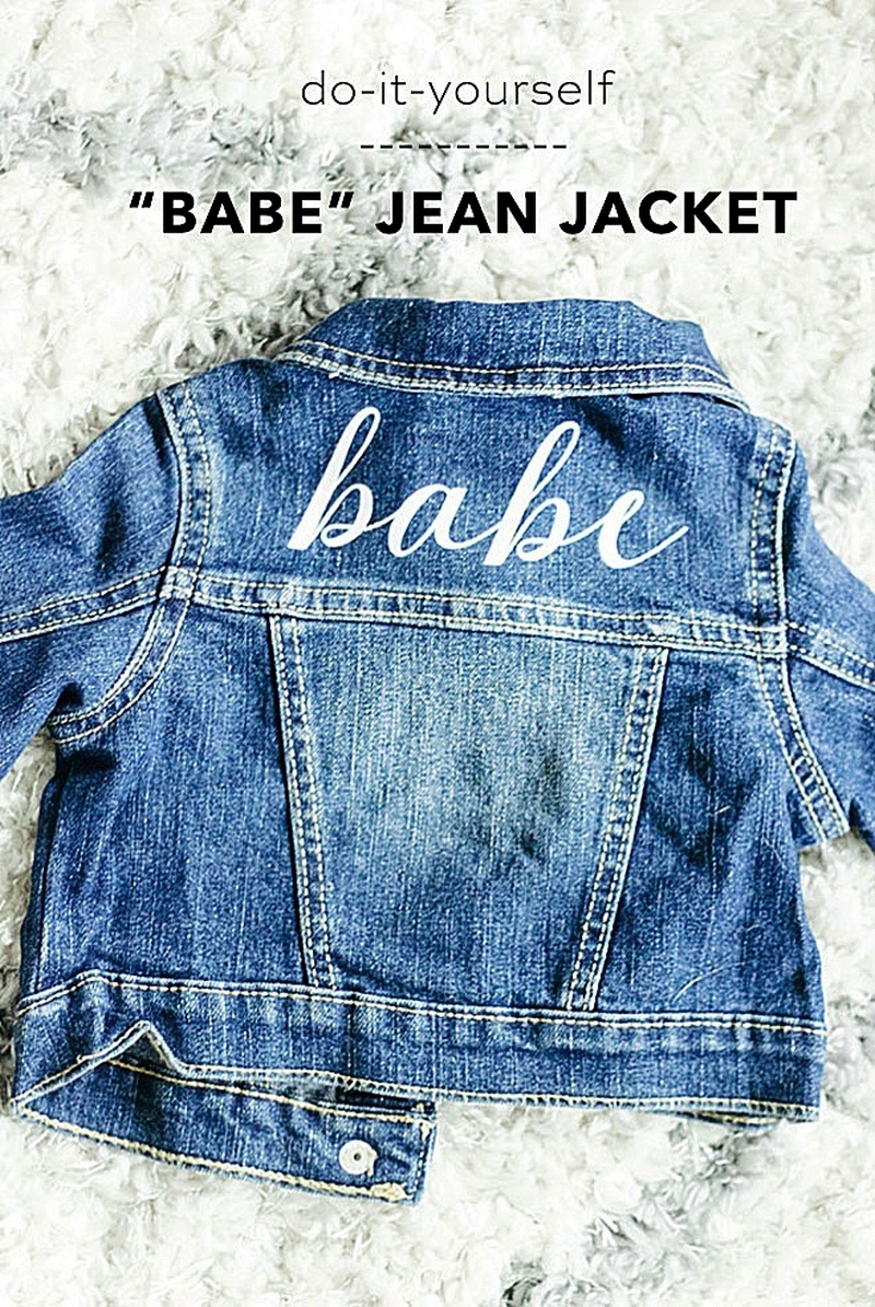 Diy Babe Baby Denim Jacket