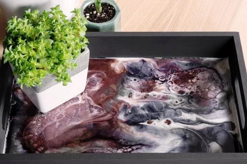 Diy Resin And Wood Serving Tray