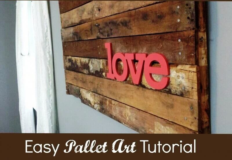 Easy DIY Pallet Art