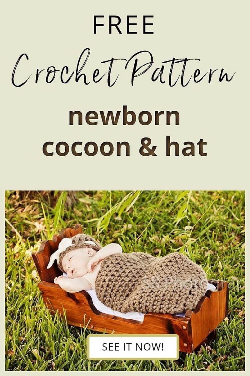 Free Crochet Baby Cocoon Pattern 1
