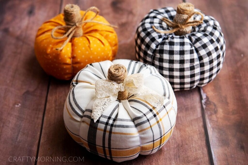 How to Make Fabric Pumpkins