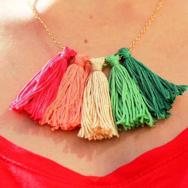 How to Make a Tassel Necklace