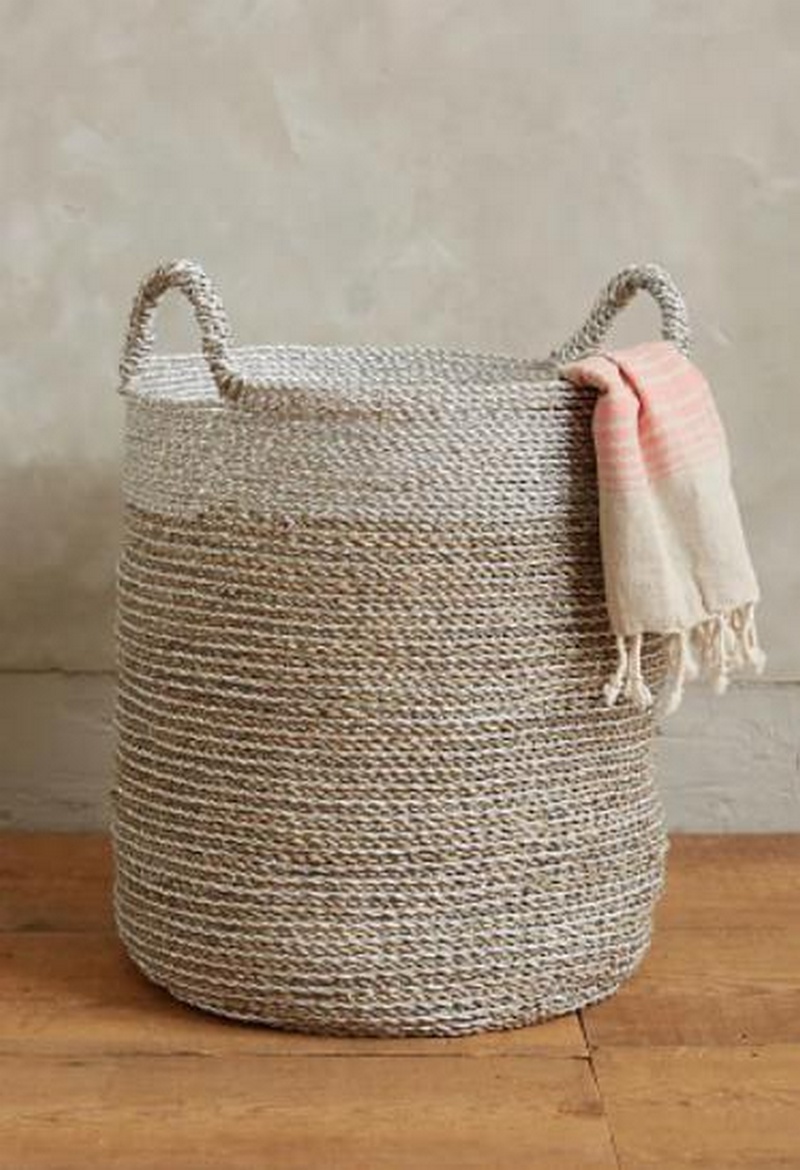 Make an Anthropologie Inspired DIY Woven Basket