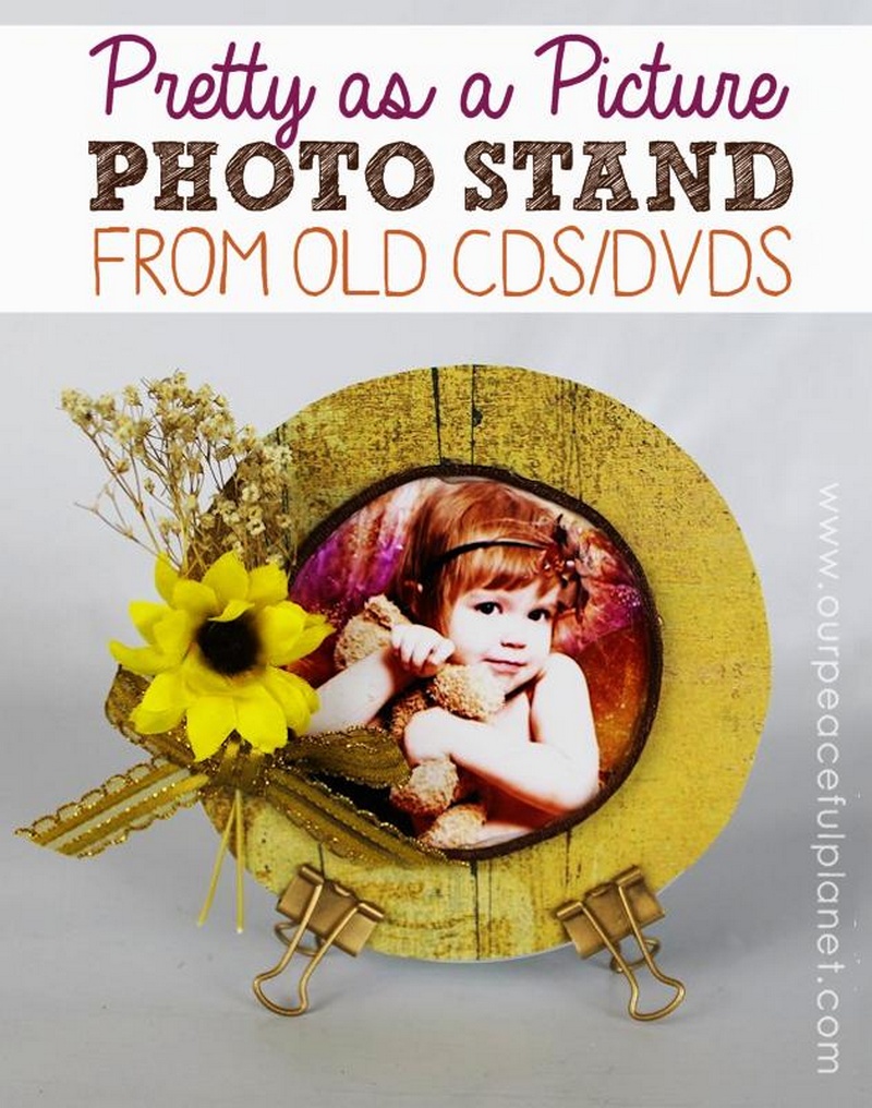 Pretty As A Picture Photo Stand CD Crafts