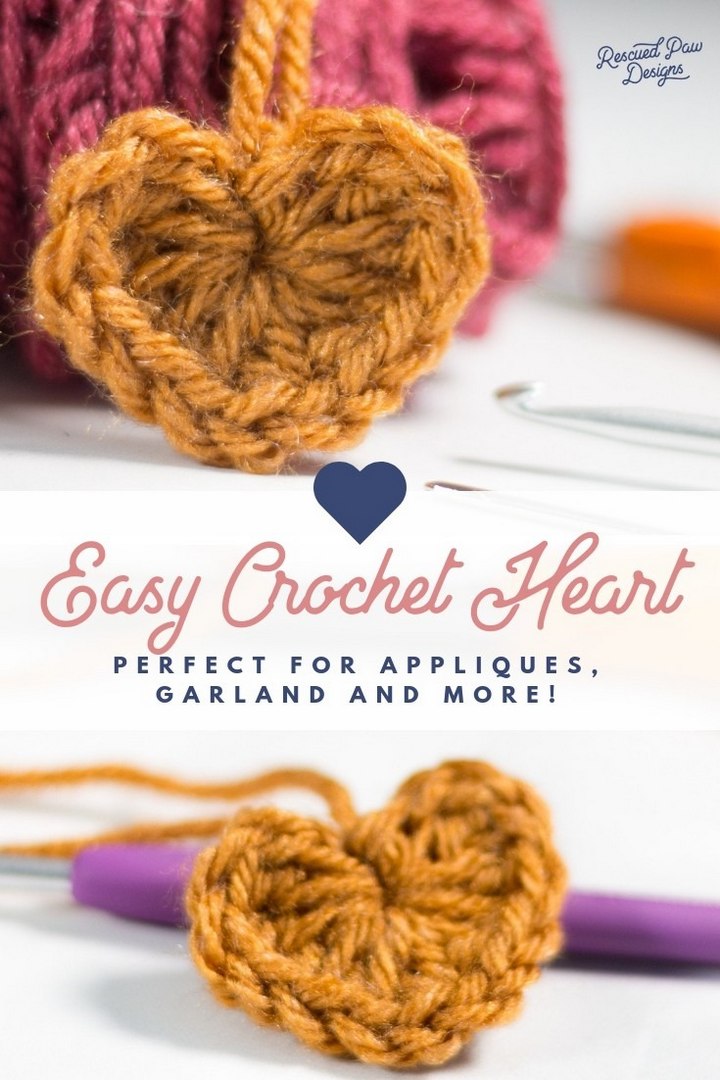 15 Minute Crochet Heart