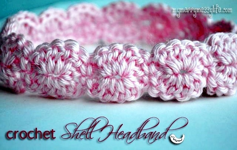 Crochet Shell Headband – Free Crochet Pattern