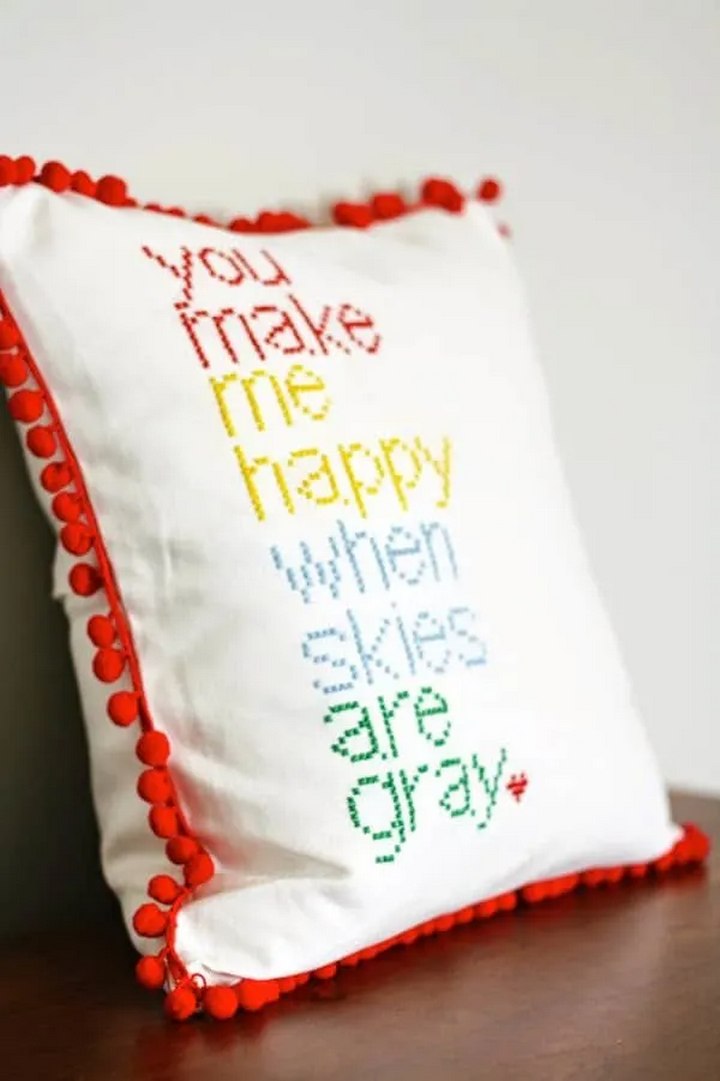 Cross Stitch Pillow