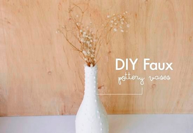DIY Faux Pottery Vases