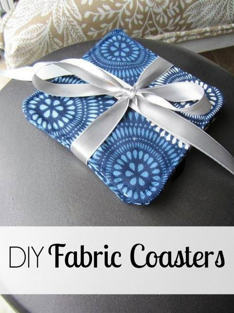 Easy DIY Fabric Coasters
