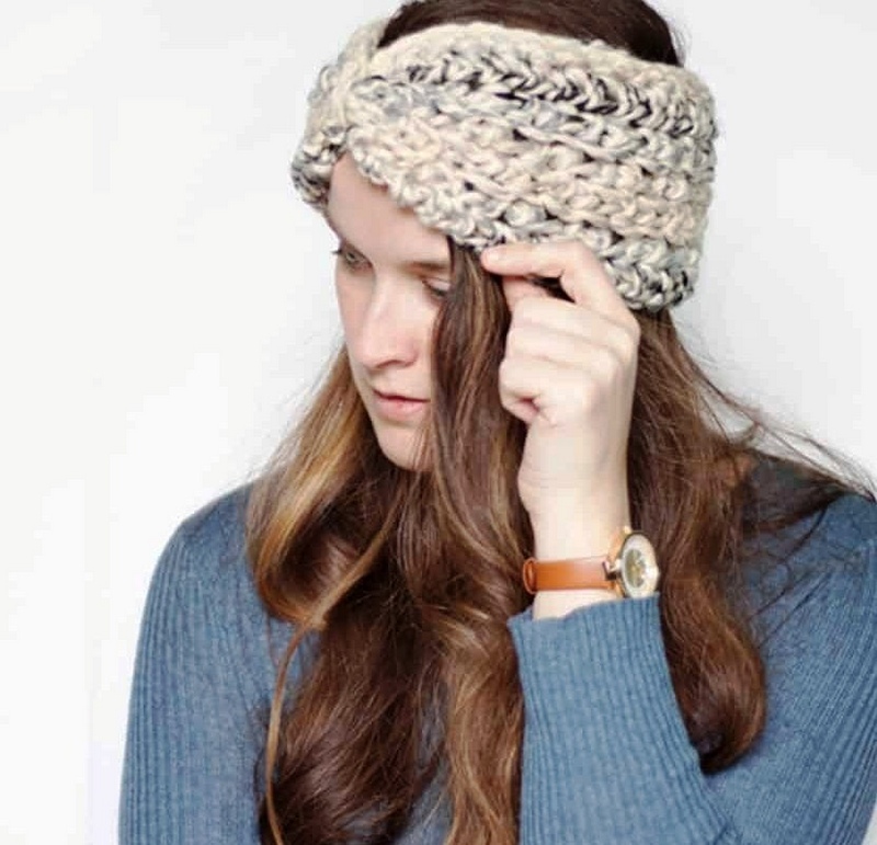 Easy Ear Warmer Headband Crochet Pattern for Beginners