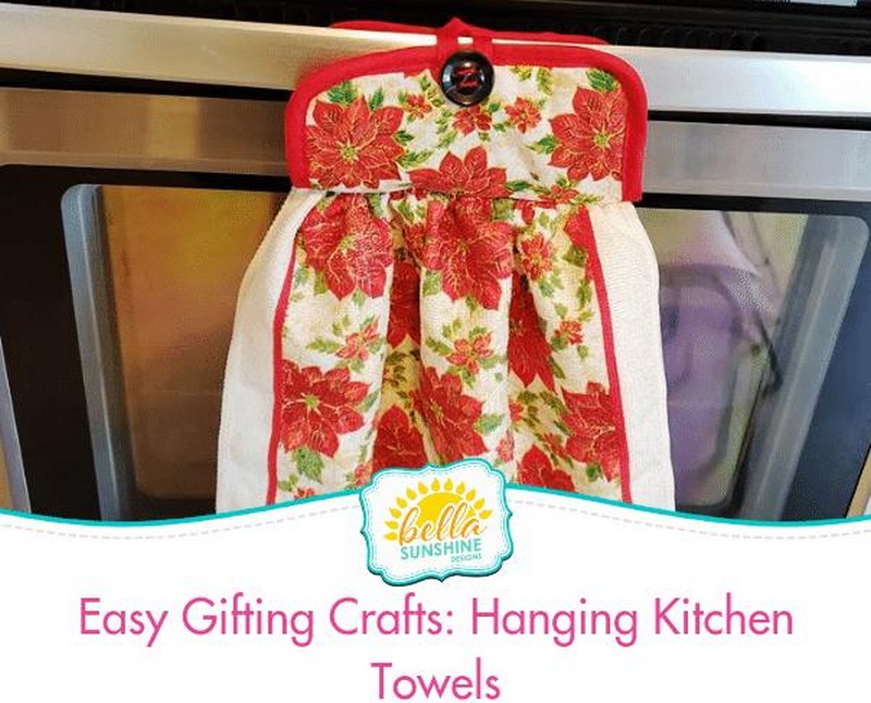 Easy Gifting Crafts Hanging Kitchen Towels