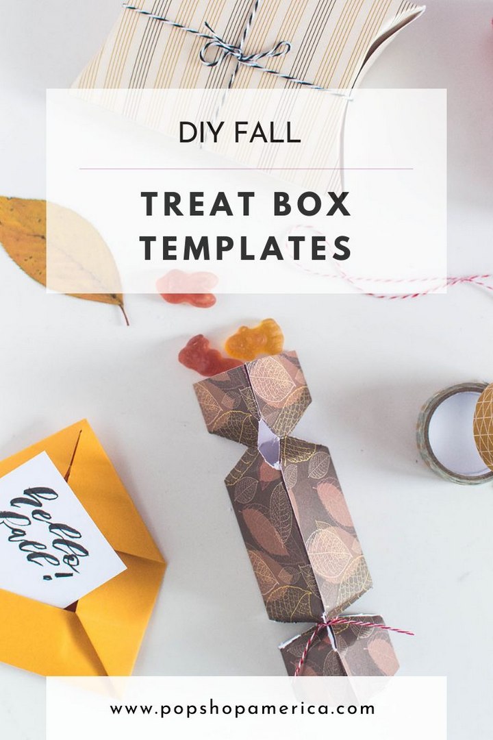 Foldable Autumn DIY Gift Packages