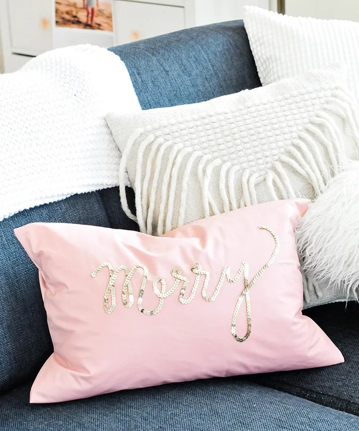 Holiday Sequin Pillows