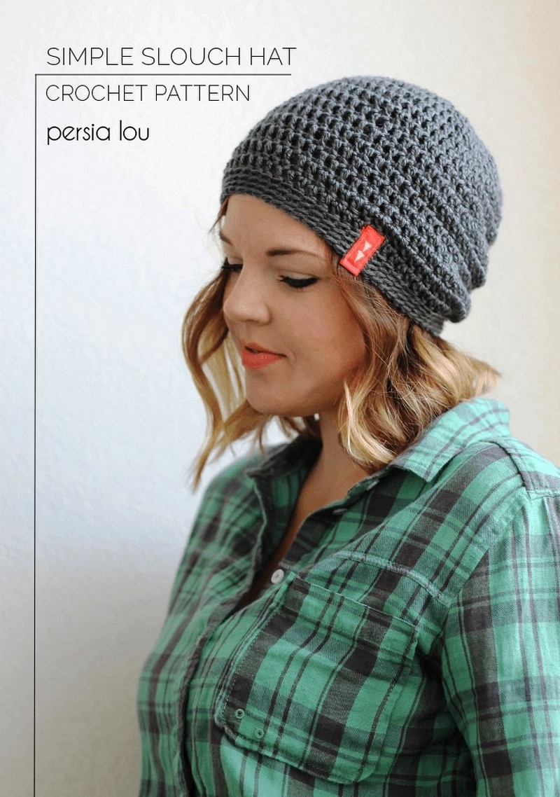 20 Free Crochet Slouchy Hat Pattern For Winter Susie Harris