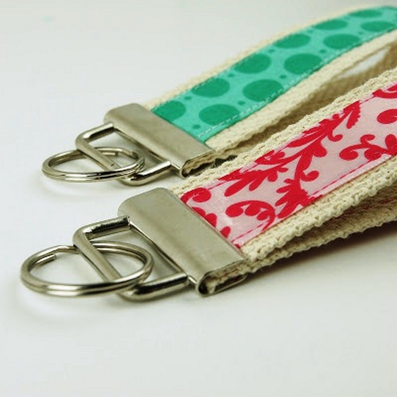 How To Make A Fabric And Cotton Webbing Key Fob