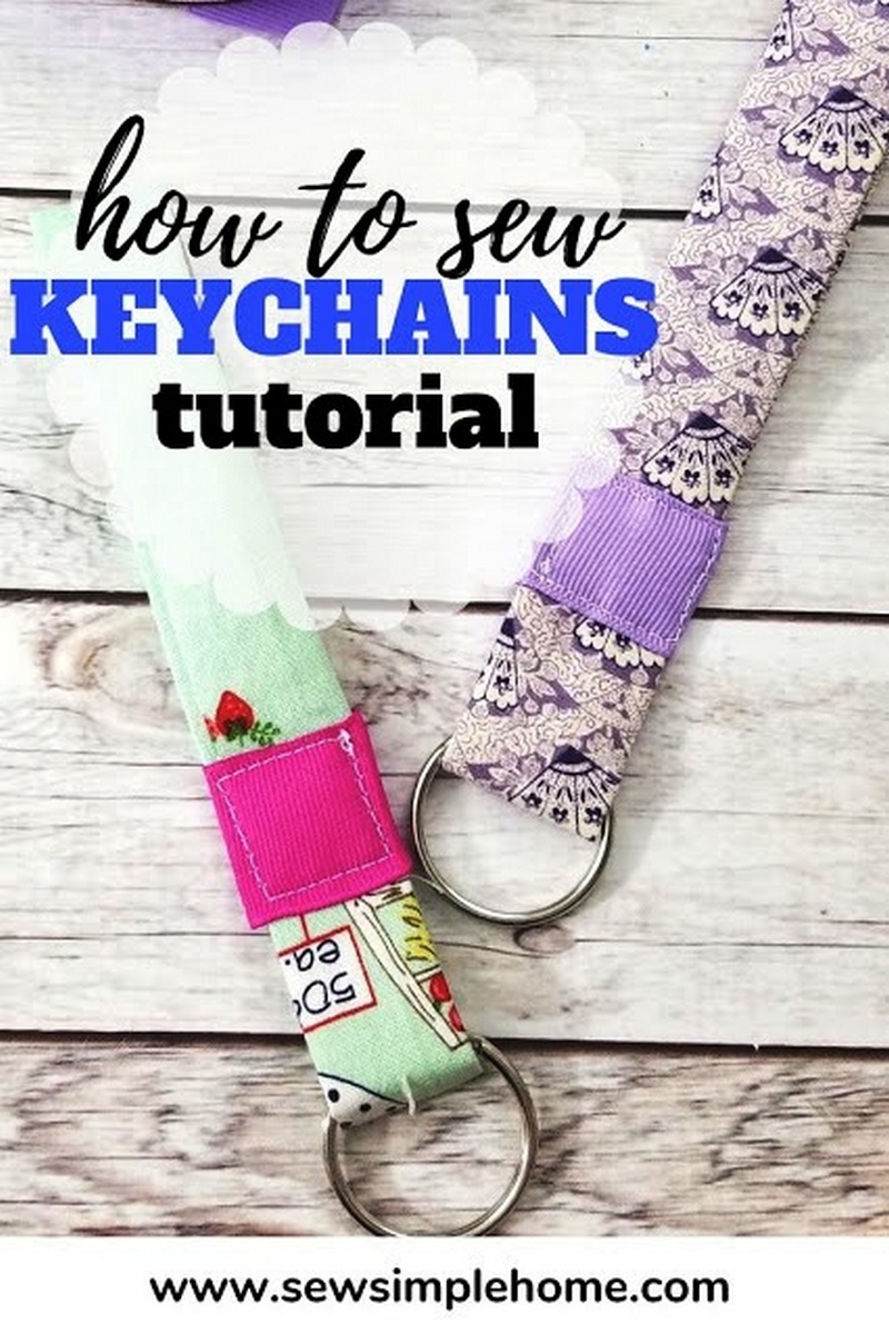 How To Make Fabric Keychains