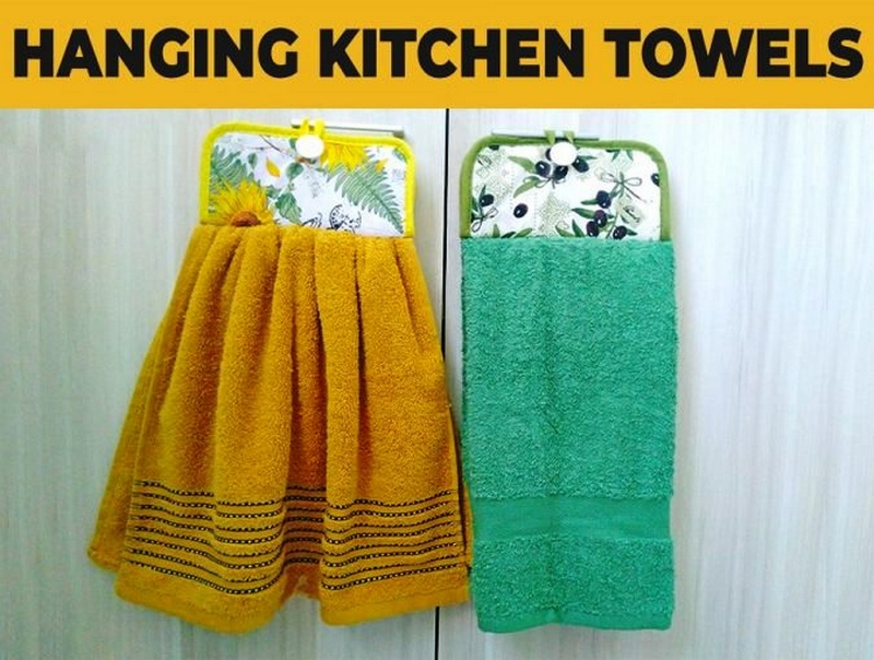 How To Make Hanging Tea Towels