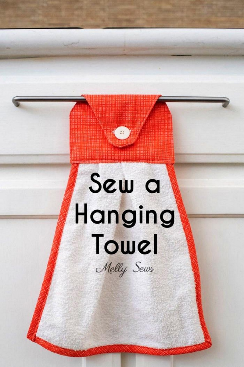 How To Sew A Hanging Towel – Easy DIY For Your Kitchen