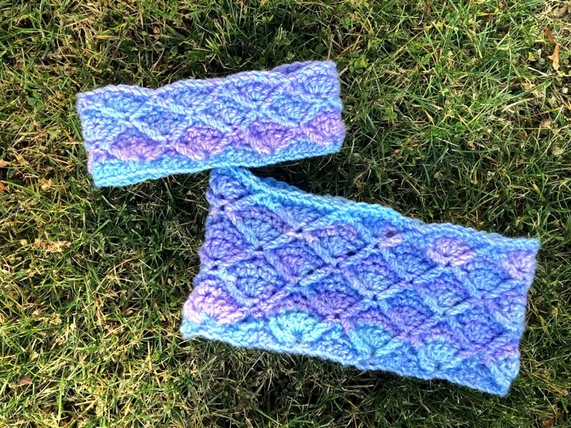 Mermaid Scales Cowl And Headband Set – Free Crochet Pattern