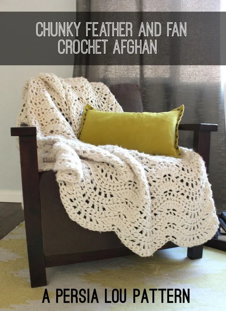 Pretty Crocheted Afghan