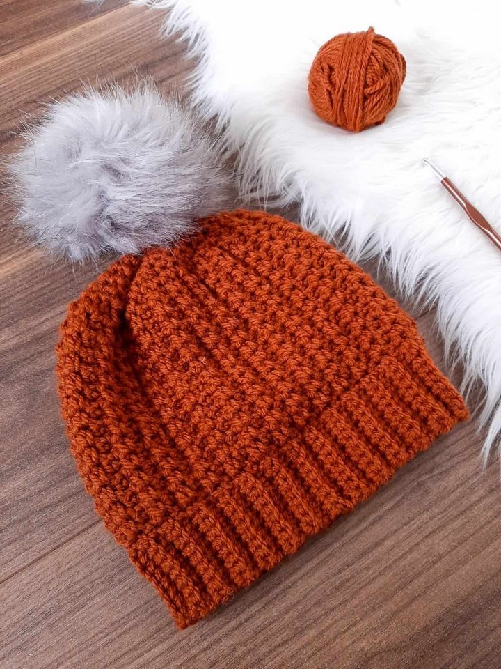 Ridge Walk Hat – Easy Crochet Winter Hat Pattern