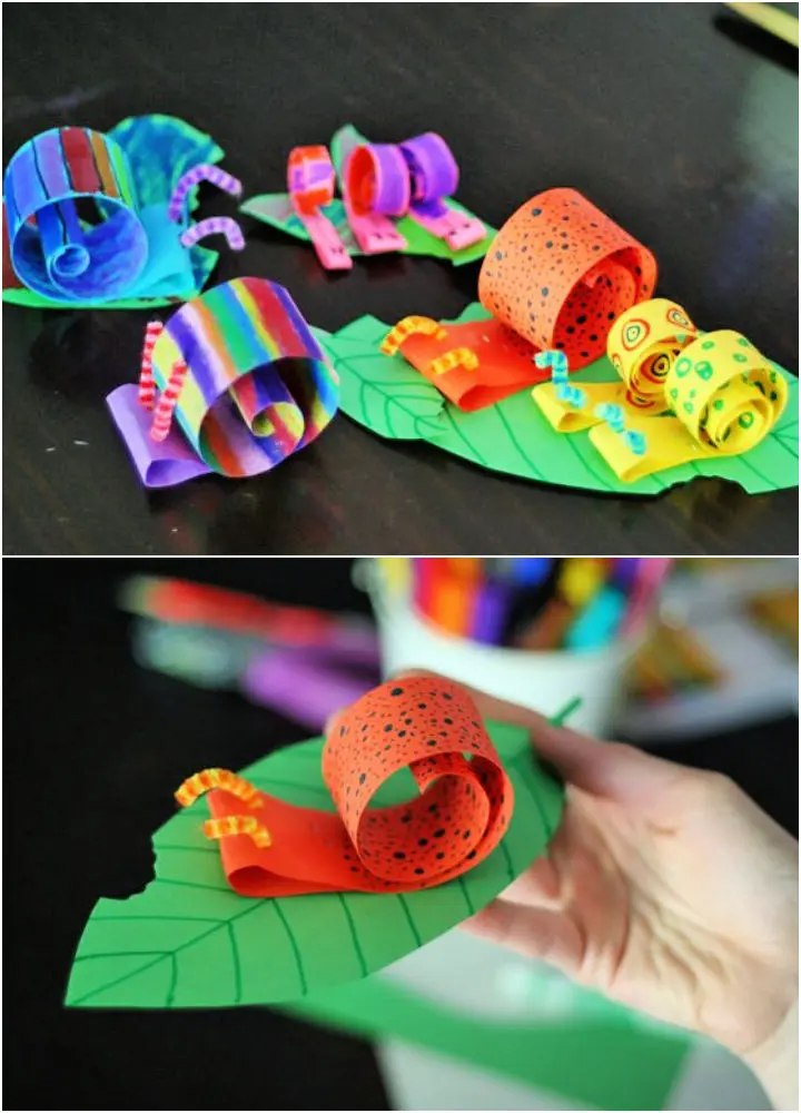 Coiled Paper Snail Craft