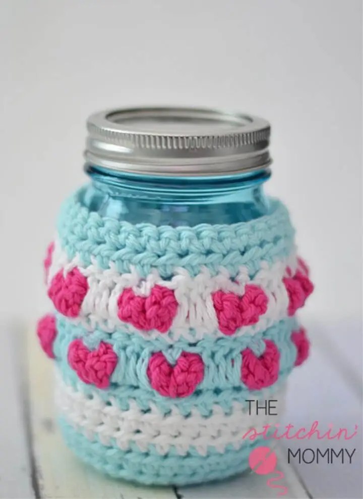 Crochet Mason Jar Gift Cozy Pattern