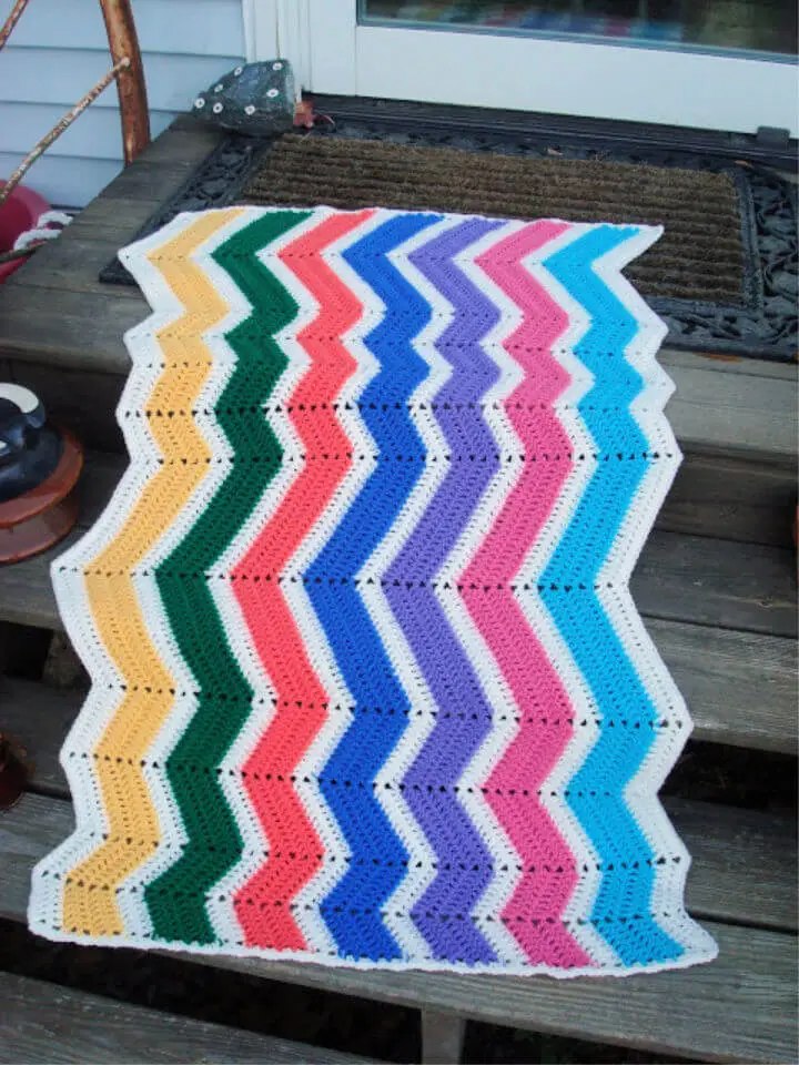 Easy to Crochet a Ripple Afghan