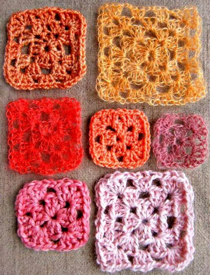 Free Crochet A Granny Square Pattern