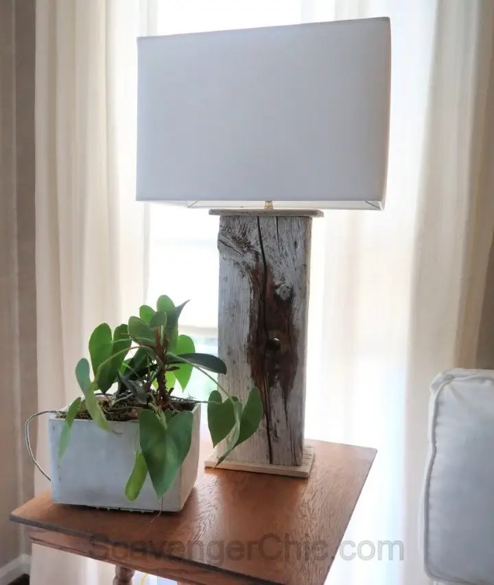 Maine Driftwood Lamp