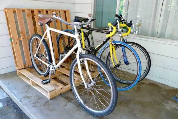 Pallet Bike Rack