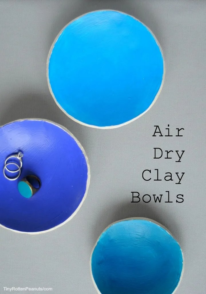 Sweet Little Air Dry Clay Bowls