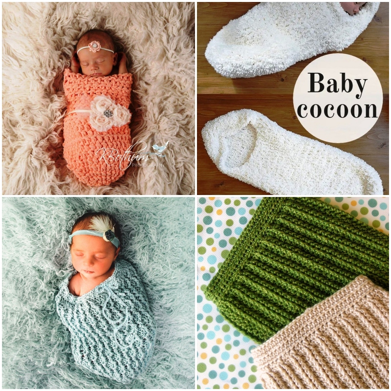 30 Free Crochet Baby Cocoon Patterns - Susie Harris