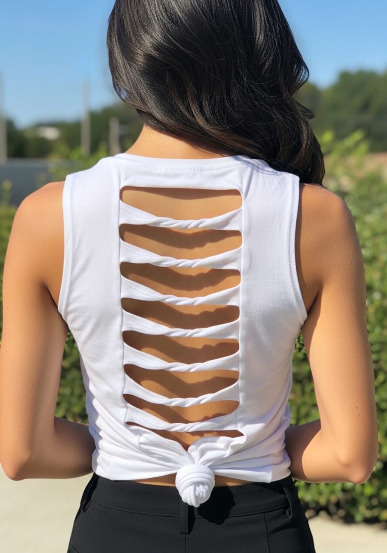 30 DIY T Shirt Cutting Ideas No Sew Ideas - Susie Harris Blog