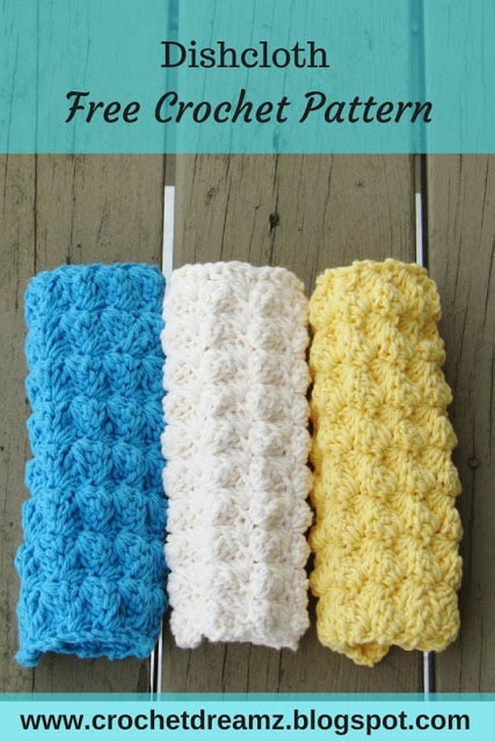 Dishcloth or Washcloth Crochet Pattern