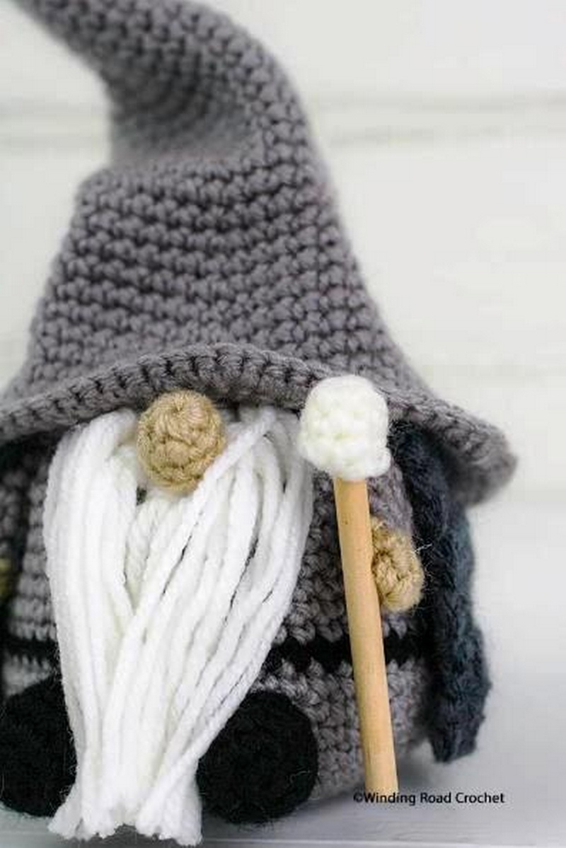 Epic Crochet Wizard Gnome – Easy Free Pattern