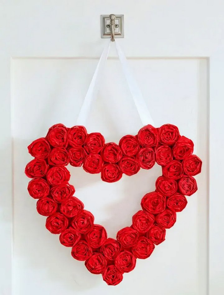 How To Make A Valentine Wreath