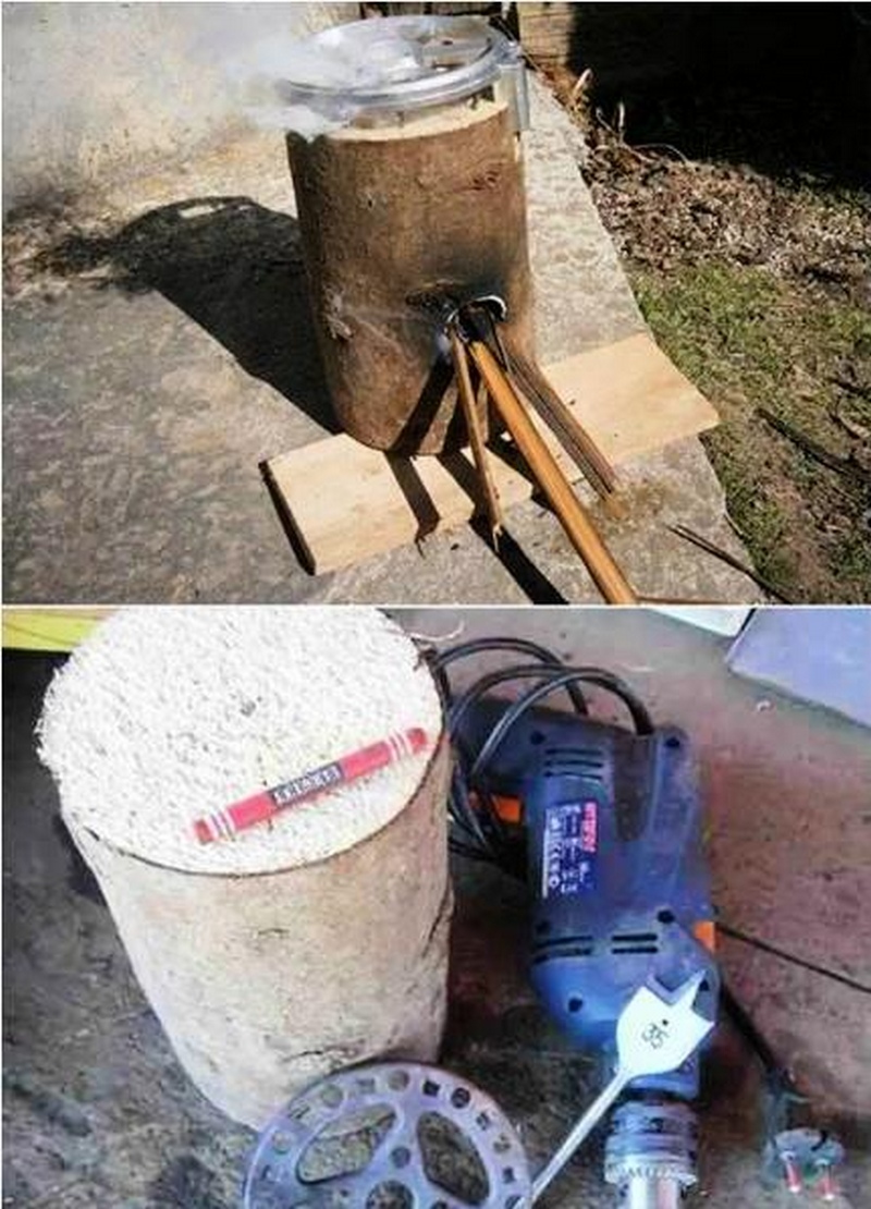 How to Make A Cool Rocket Stove For Free